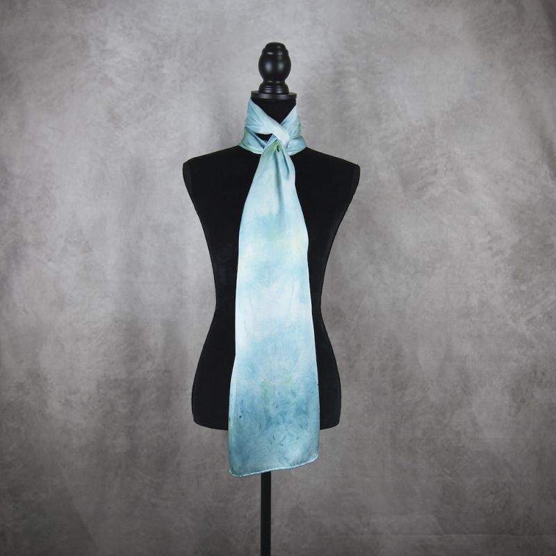 Hodvábny šál LIMITED_27, Vyrobený na Slovensku, 175 x 45cm