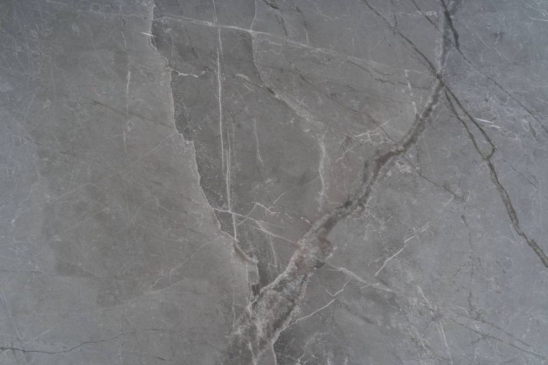 Okrúhly jedálenský stôl 120, čierny-sivý