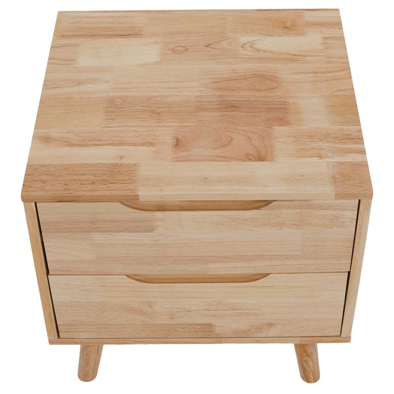 Elegantný nočný stolík v modernom dizajne, masívne drevo, prírodná