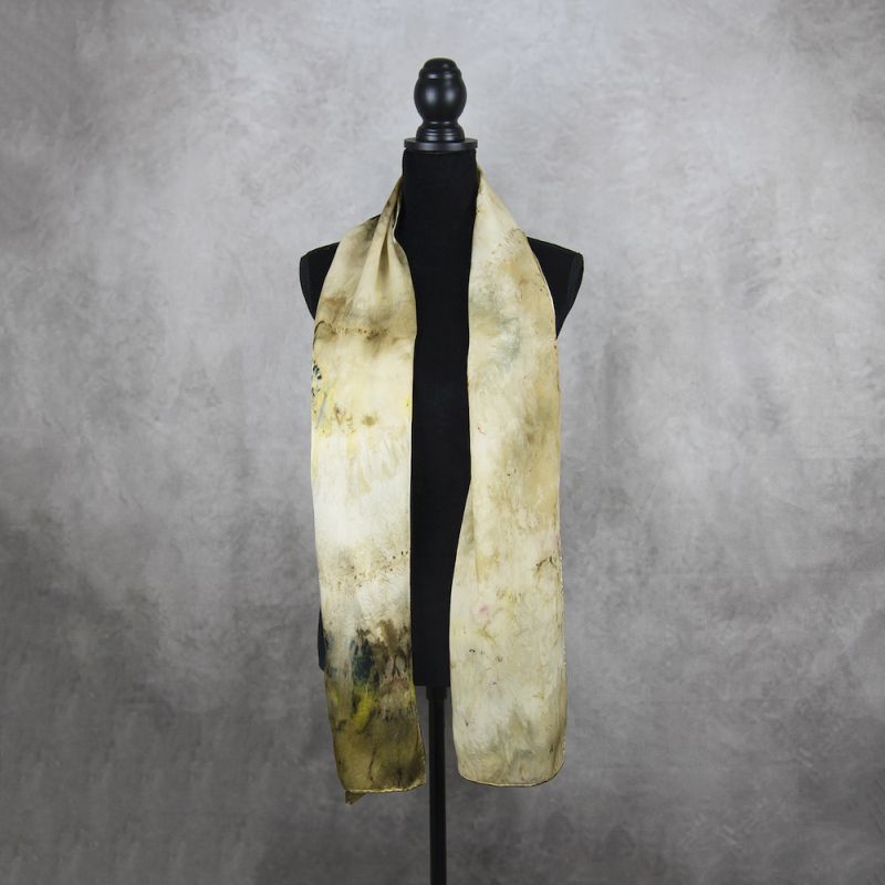 Hodvábny šál LIMITED_36, Vyrobený na Slovensku, 175 x 45cm