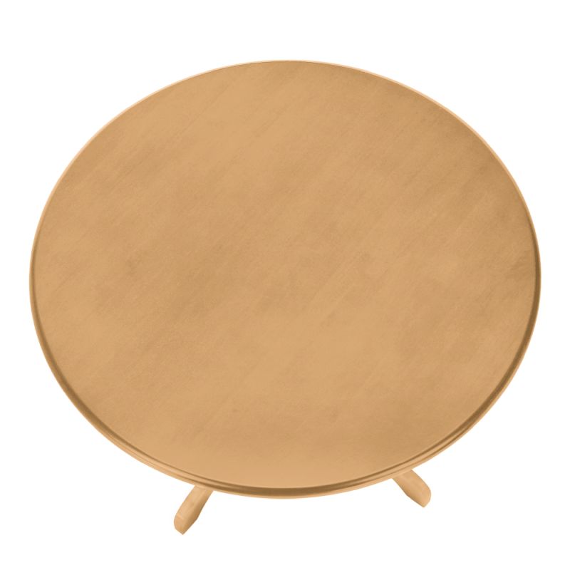 Jedálenský stôl, okrúhly, dub svetlý