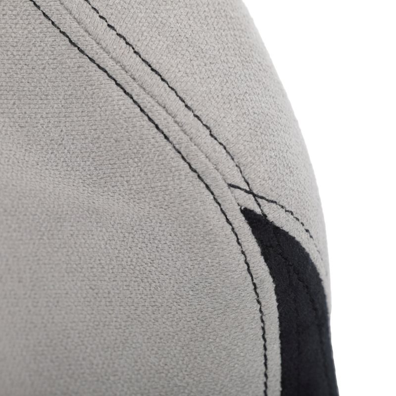 Herné kreslo, strieborná látka, hojdací mechanizmus