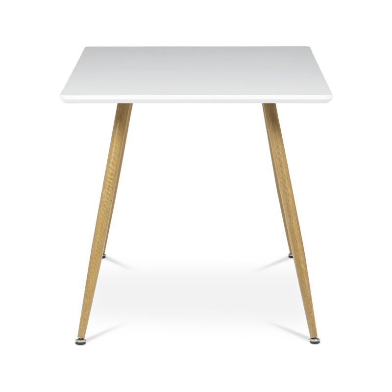 Stôl jedálenský 140x80, MDF, biela matná doska