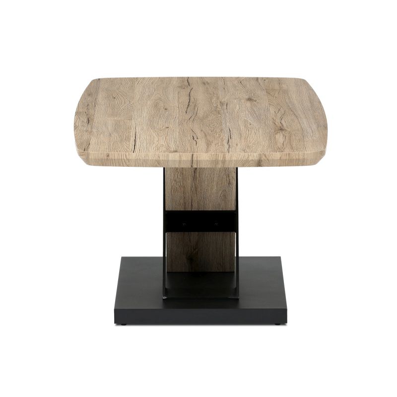 Konferenčný stôl v modernom dizajne 120x60cm, MDF doska, 3D dekor dub san remo