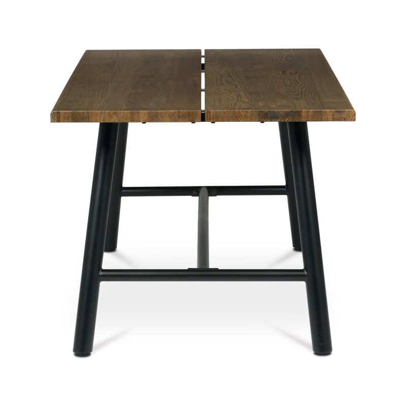 Stôl jedálenský, 180x90cm, dyha, farba orech