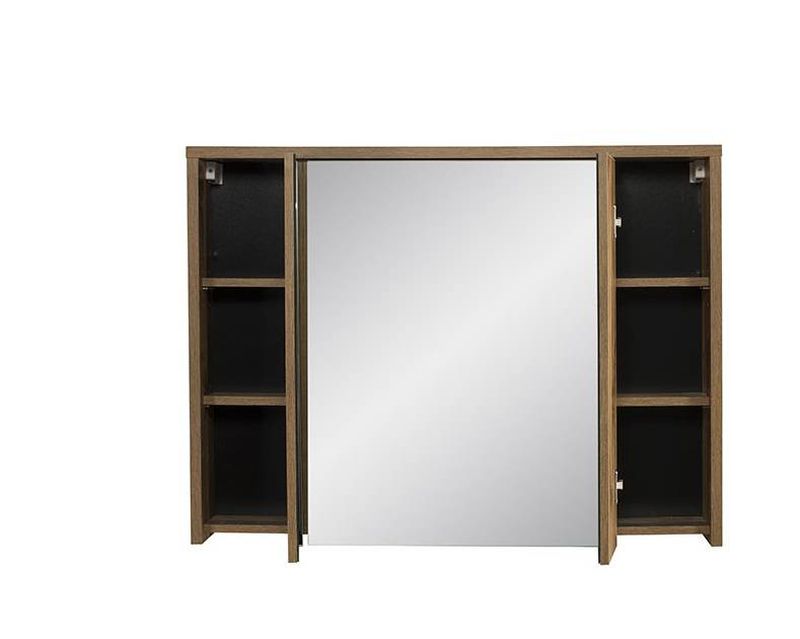 Skrinka do kúpeľne 842 tmavý betón/dub hunton