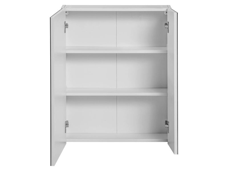 Skrinka do kúpeľne 84-60 biela/zrkadlo