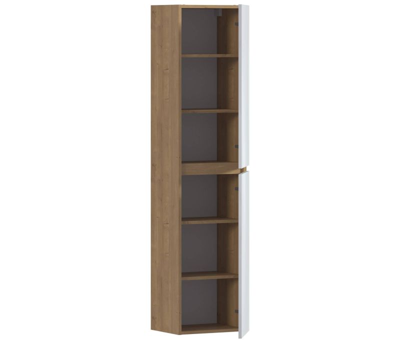 Skrinka do kúpeľne 800 Dub/biela