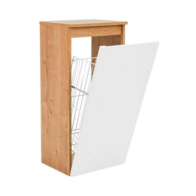 Skrinka do kúpeľne 811 Dub/biela