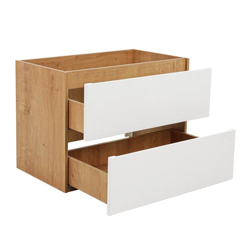 Skrinka do kúpeľne 821 Dub/biela