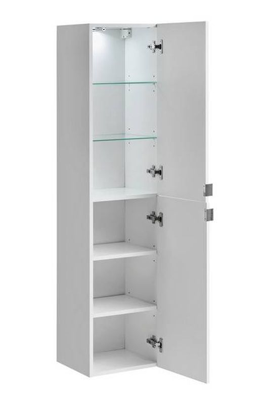 Skrinka do kúpeľne 80-00-B-2D biela/biela