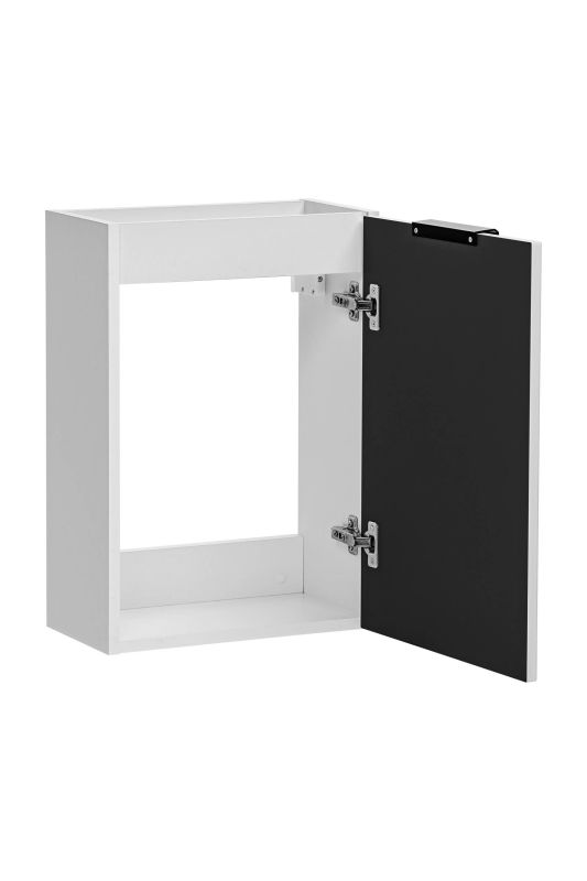 Skrinka do kúpeľne 82-40-B-1D biela-biely mat