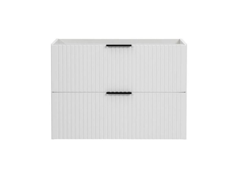 Skrinka do kúpeľne 82-80-B-2S biela-biely mat