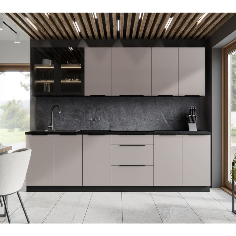 Dvierka na umývačku riadu, cashmere-čierna, ZM 570x446