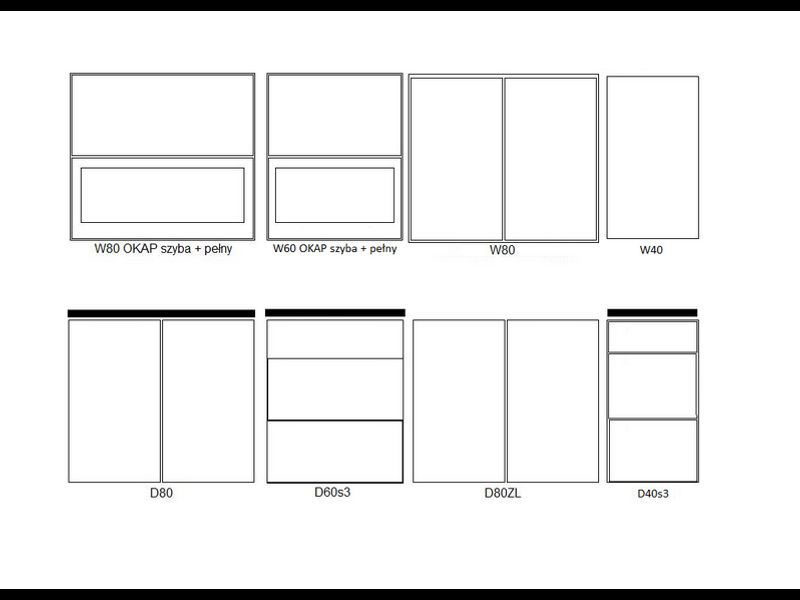 Kuchynská zostava dub sonoma 260