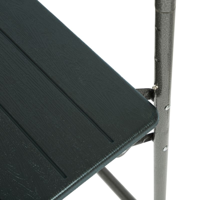 Skladací balkónový stolík, čierny
