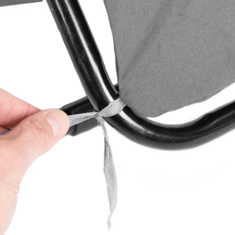 Vankúš na záhradné lehátko, sivý