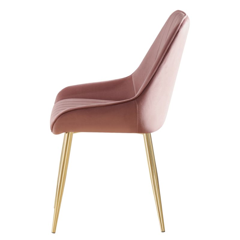Jedálenská stolička v atraktívnom dizajne ružová 