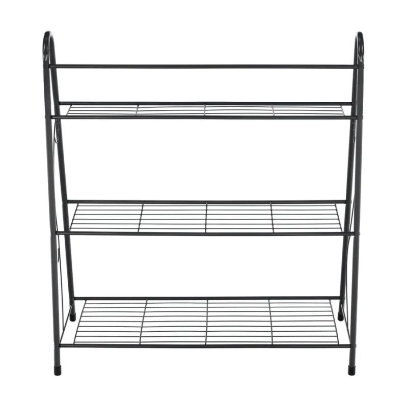 Regál, 3-policový, tmavosivý