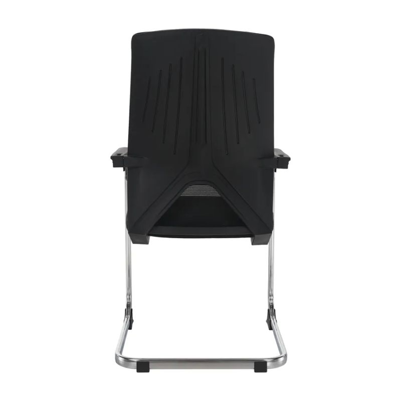Zasadacia stolička s opierkami na ruky, čierna