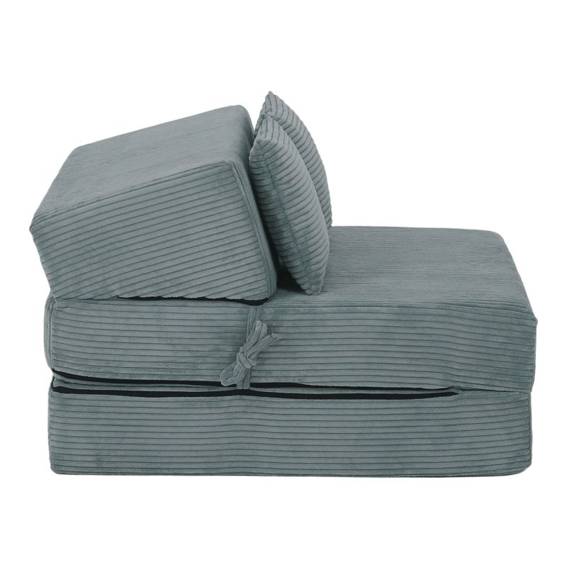 Skladací matrac do tvaru kresla, mentolová