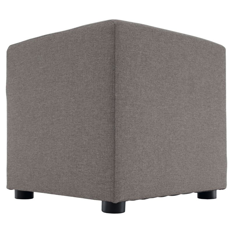 Praktický taburet, látka Twist sivobéžová Taupe