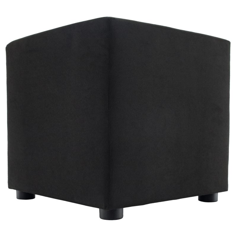 Praktický taburet, látka Alova čierna