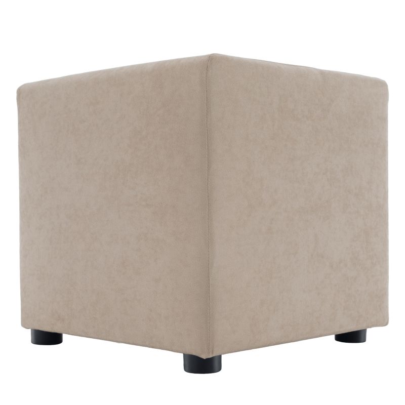 Praktický taburet, látka Alova béžová