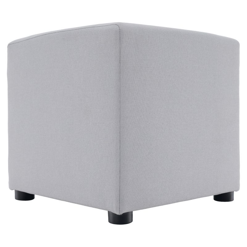 Praktický taburet, látka Savana svetlosivá