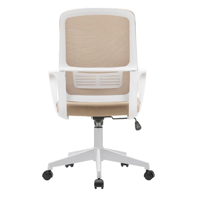 Kancelárske kreslo s nadčasovým dizajnom béžová-biela