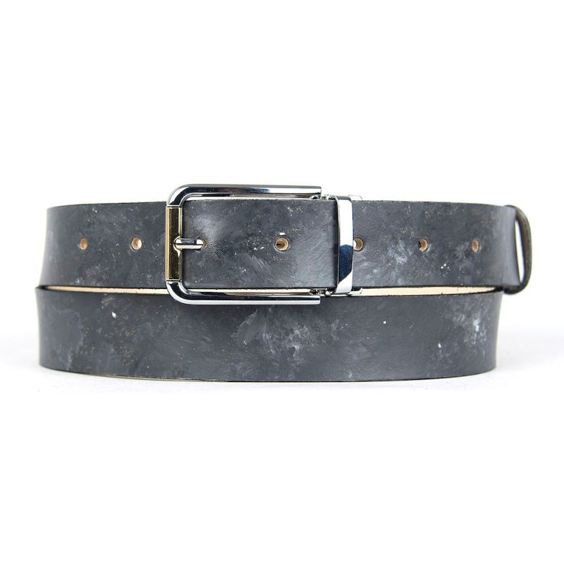 Ručne maľovaný kožený opasok, 134cm, Limitovaná edícia 14