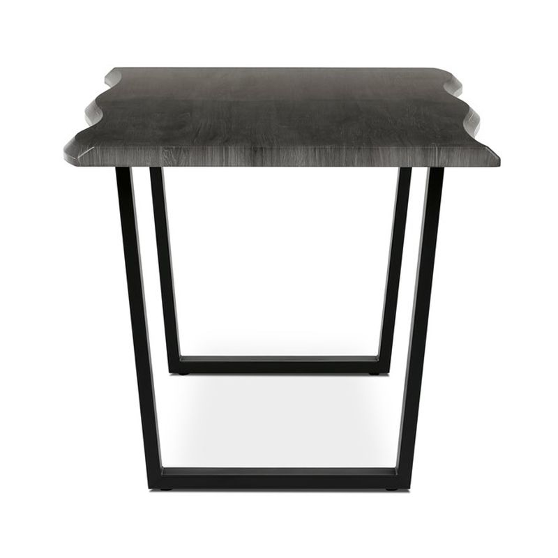 Stôl jedálenský 160x90, MDF doska dekor sivý dub, nohy v tvare U