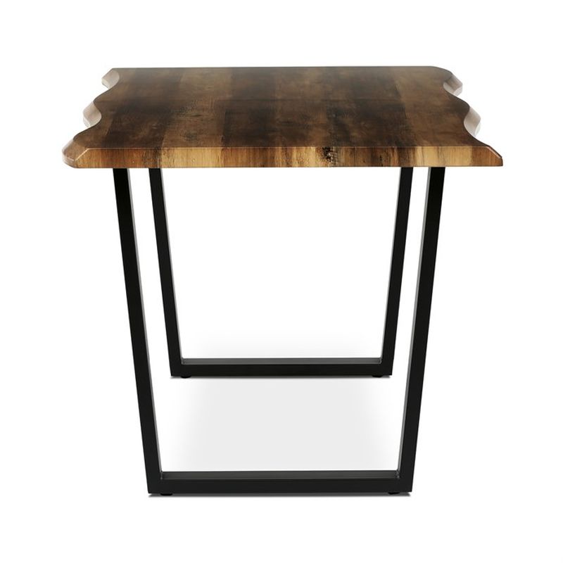 Stôl jedálenský 160x90, MDF doska dekor staré drevo, nohy v tvare U