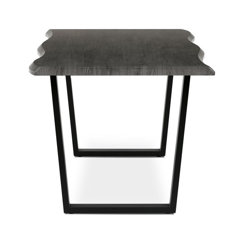 Stôl jedálenský 180x90, MDF doska dekor sivý dub, nohy v tvare U