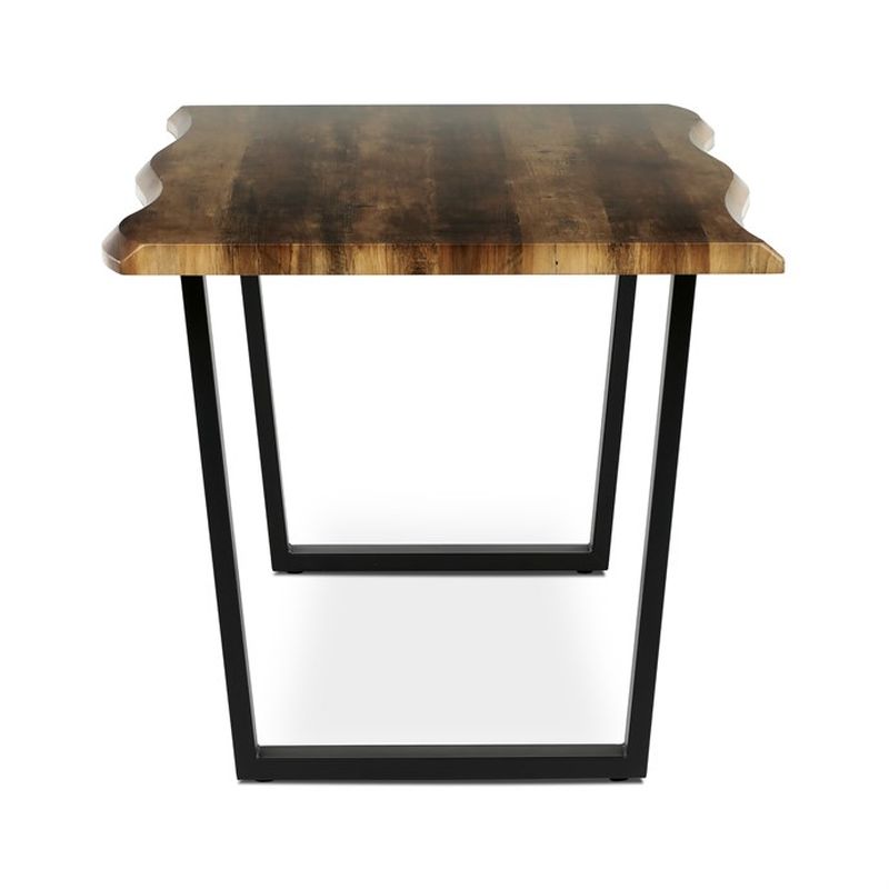 Stôl jedálenský 180x90, MDF doska dekor staré drevo, nohy v tvare U