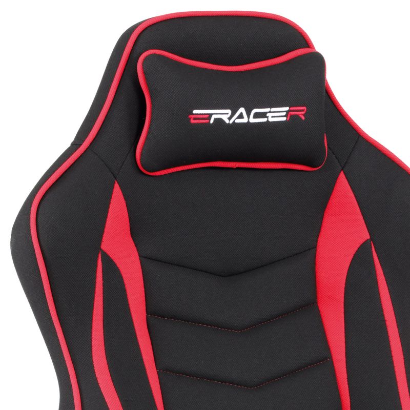 Kvalitné herné kreslo v čierno-červenej farbe