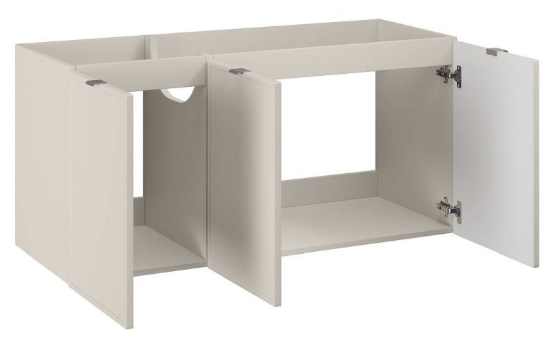 Skrinka do kúpeľne 82-120-46-3D, cashmere mat, 3x dvierka
