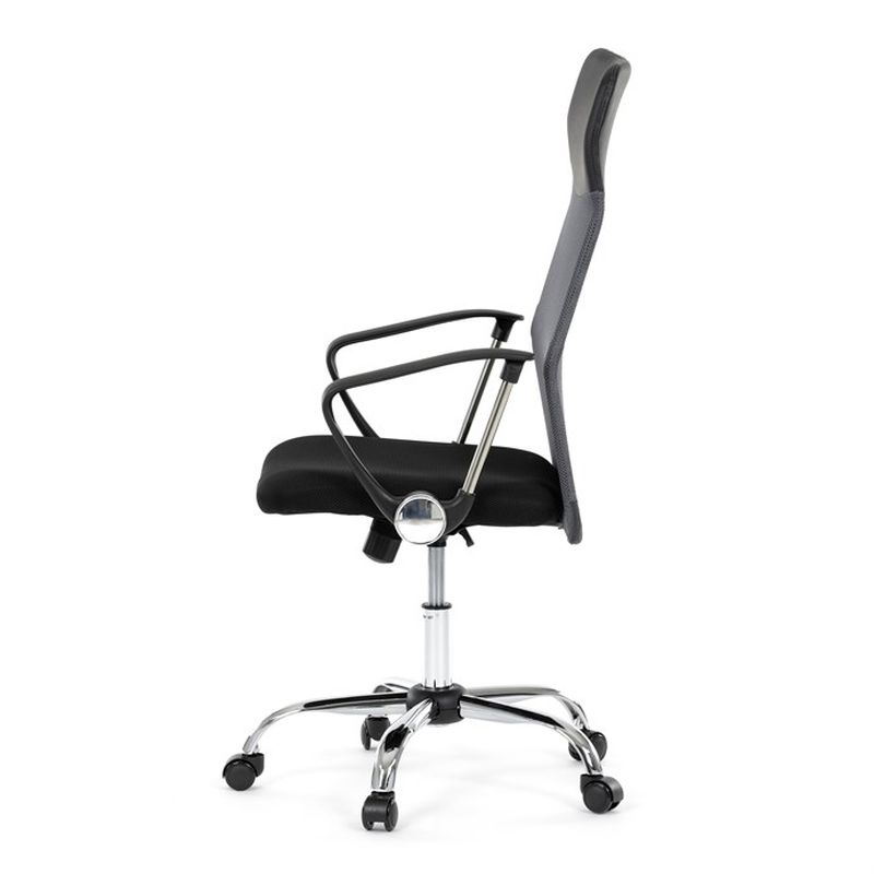 Jednoduchá kancelárska stolička sivej farby