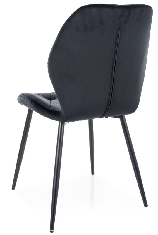 Ergonomická stolička do kuchyne, čierna-čierna bluvel 19