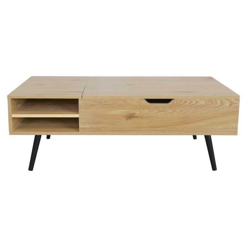Konferenčný stolík s výsuvnou hornou plochou, dub
