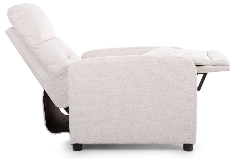 Polohovacie elegantné kreslo, svetlobéžová brego 22