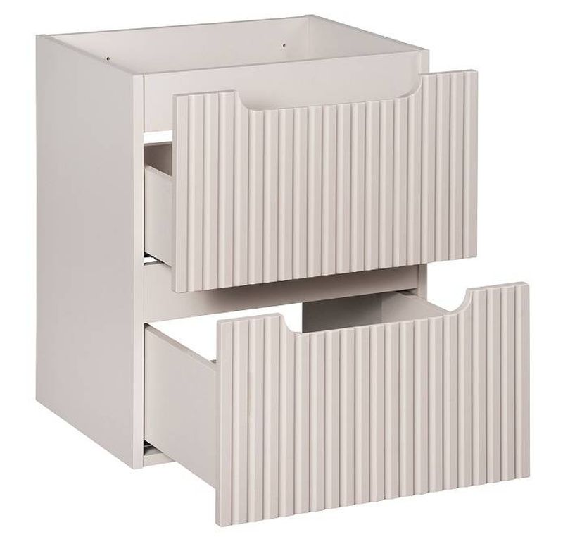 Skrinka do kúpeľne 82-50-2S, Cashmere, 2x zásuvka