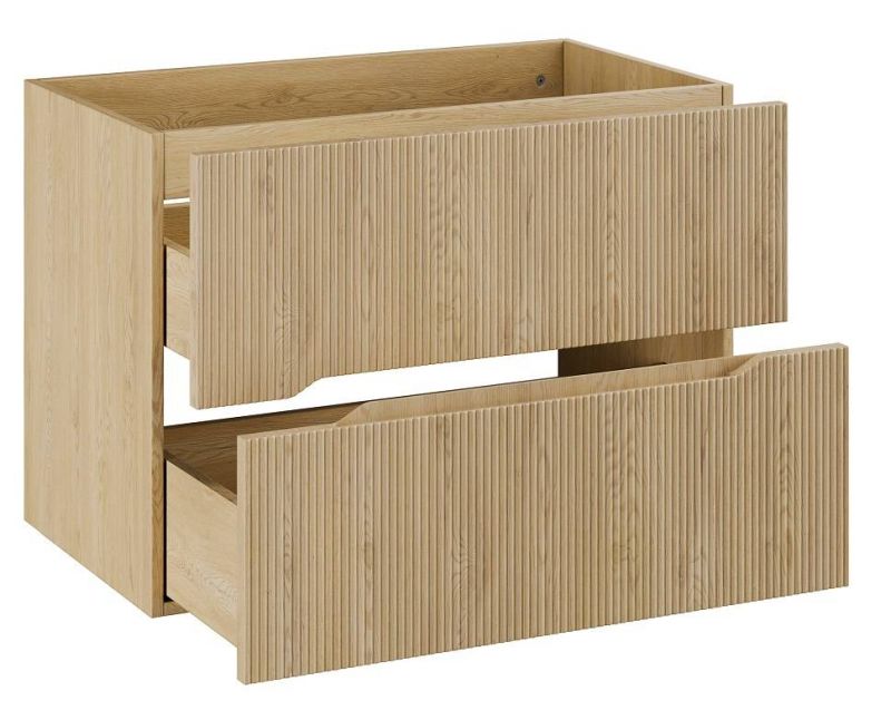 Skrinka do kúpeľne 82-80-46-2S, dub cremona, 2x zásuvka