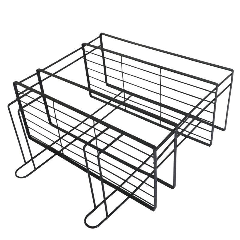 Organizér do kúpelne, čierny kov