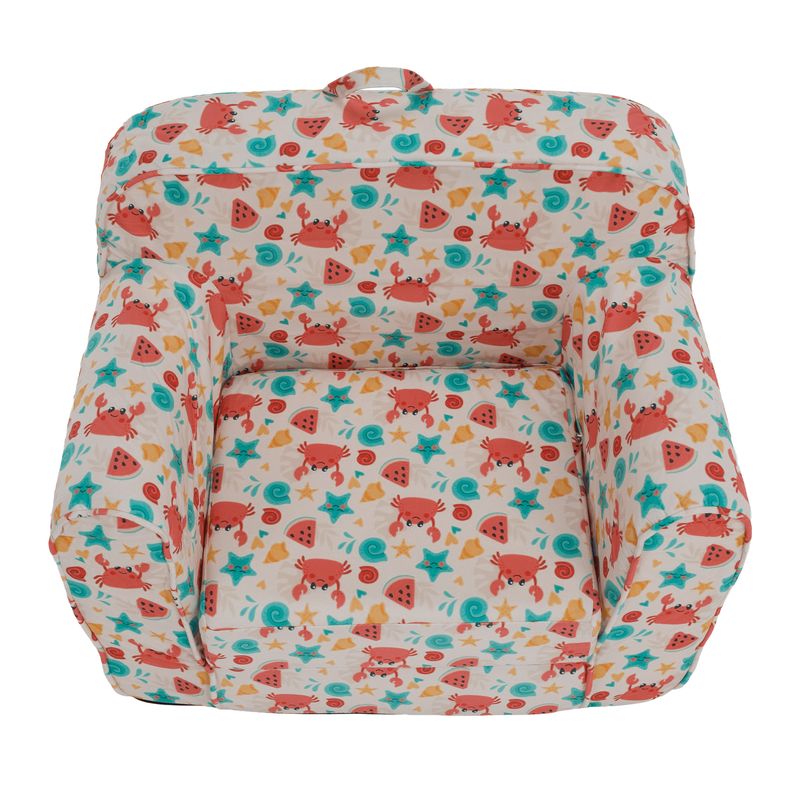 Rozkladací sedací vak, mix farieb