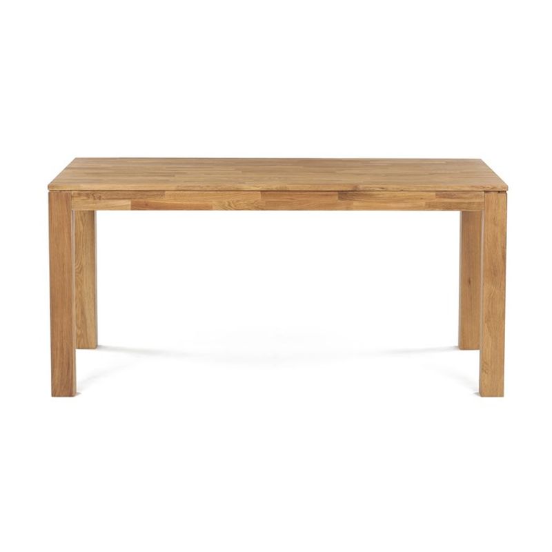 Jedálenský drevený stôl 160x90, masív dub biely, povrchová úprava olejom