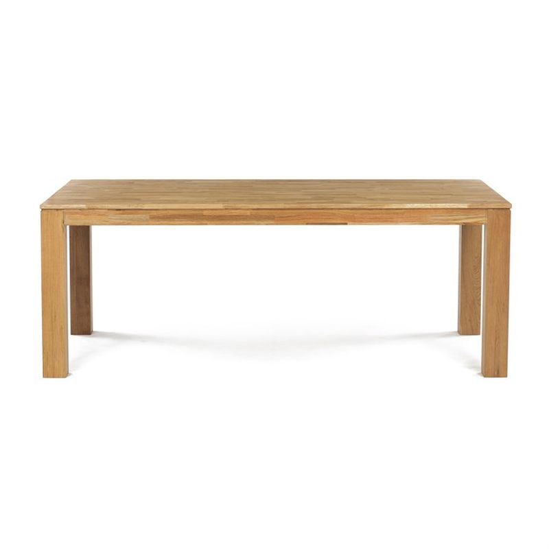 Jedálenský drevený stôl 200x100, masív dub biely, povrchová úprava olejom