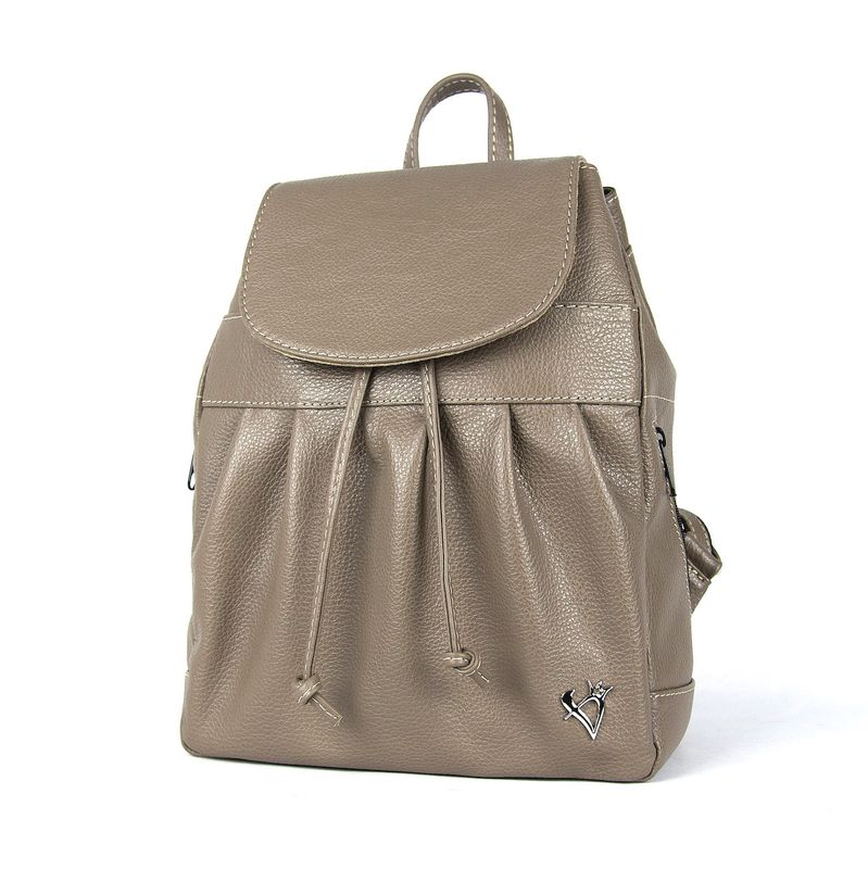 Módny kožený ruksak z pravej kože v Cachi farbe