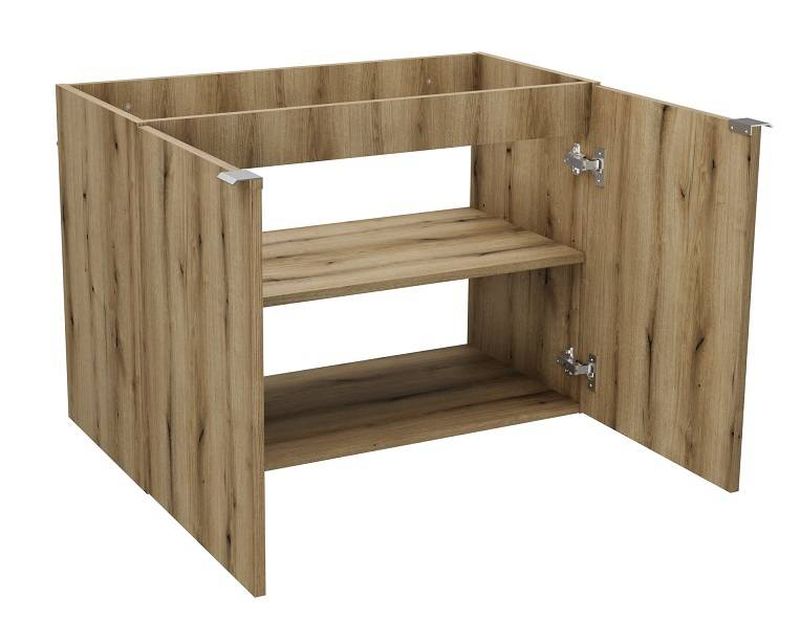 Skrinka do kúpeľne 82-80-2D, Dub coast evoke, 2x dvierka