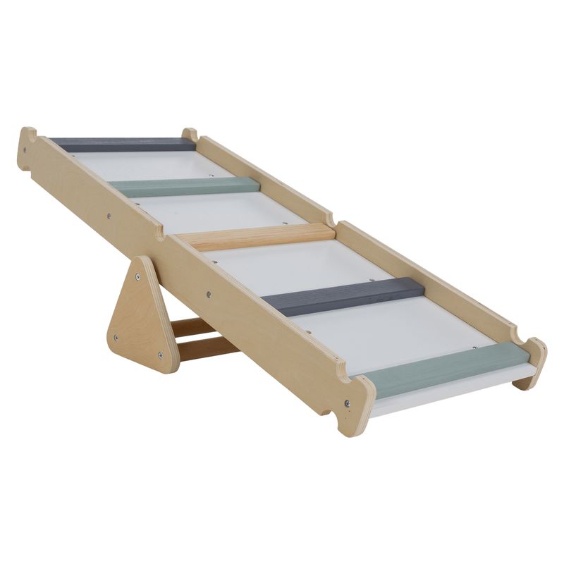 Montessori Piklerovej trojuholník 3v1, prírodná-mix farieb